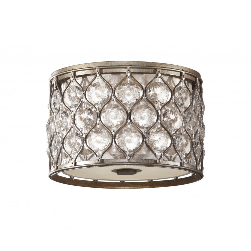 Feiss FE/LUCIA/F Lucia Flush Ceiling Light