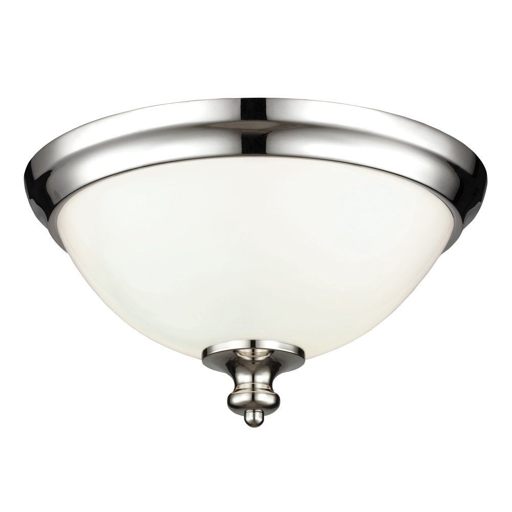 Feiss FE/PARKMAN/F PN Parkman Flush Mount Polished Nickel
