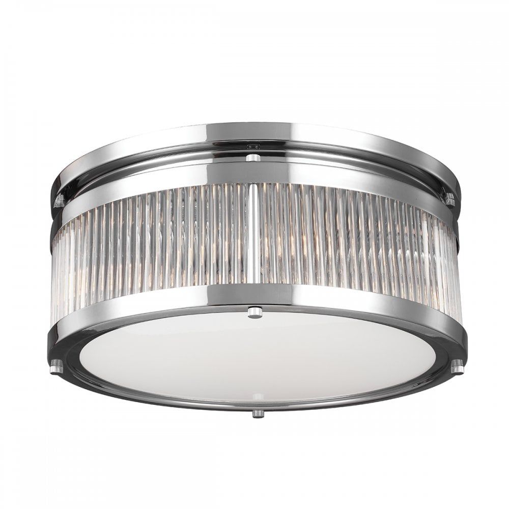 Feiss FE/PAULSON/F/M Paulson 3 Light Flush Mount