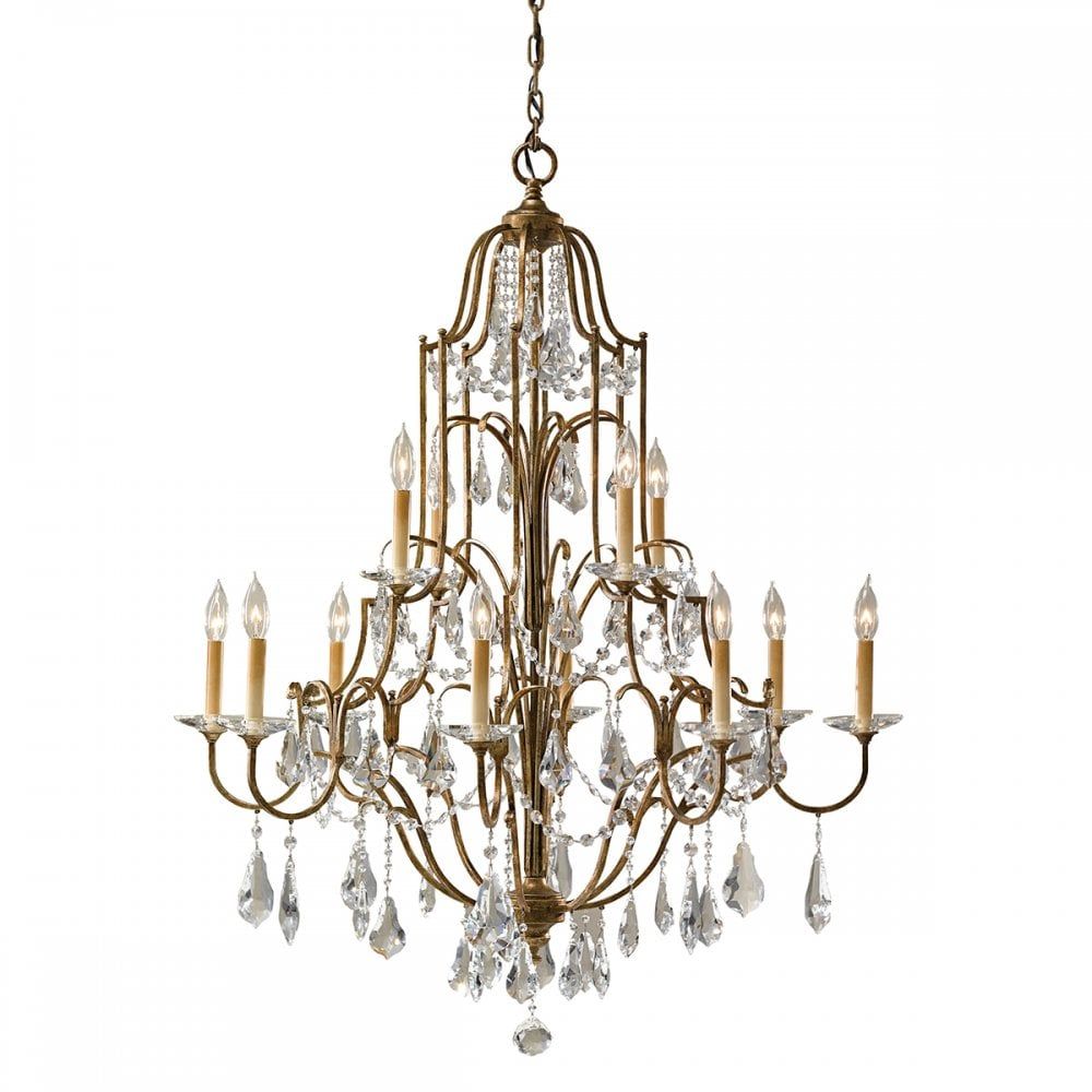 Feiss FE/VALENTINA12 Valentina 12 Light Multi-tier Chandelier