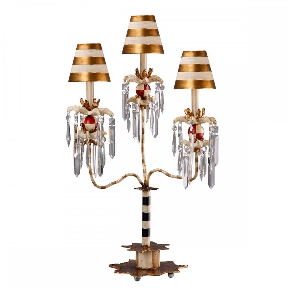 Flambeau FB/BIRDLAND/TL3 Birdland 3 Arm Table Lamp