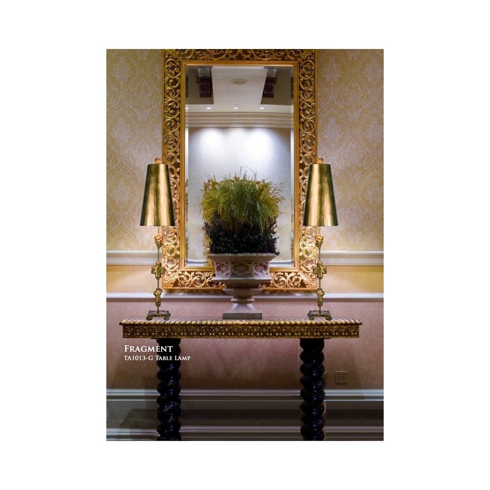 Flambeau FB/FRAGMENT-TL-G Fragment Gold Table Lamp