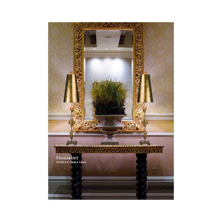 Flambeau FB/FRAGMENT-TL-G Fragment Gold Table Lamp