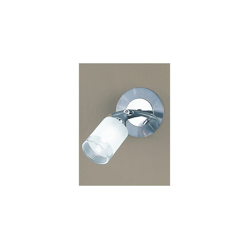Franklite DP40021 Campani 1 Light Wall Bracket Chrome / Satin Nickel