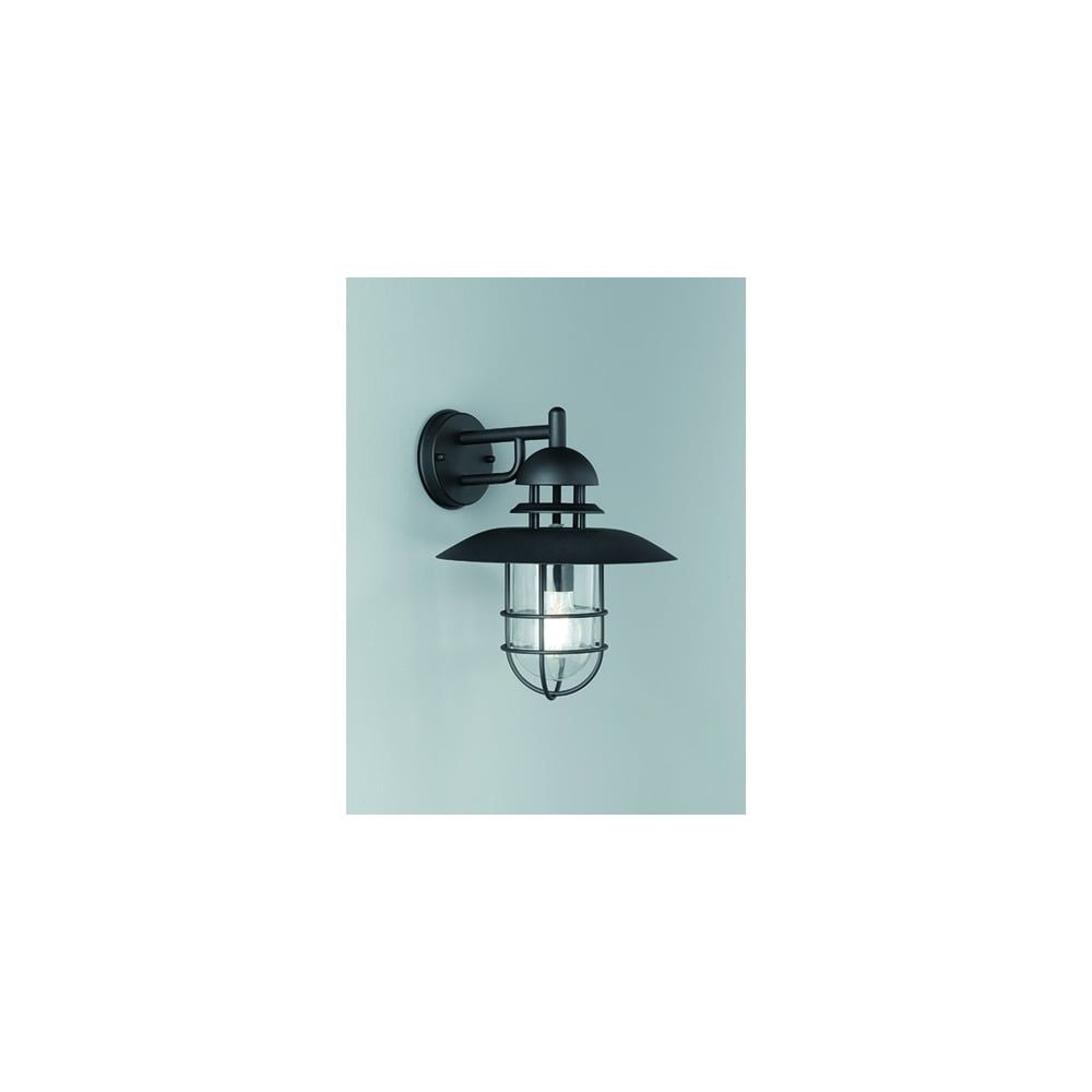 Franklite EXT6616 Exto Outside 1 Light Wall Bracket Black