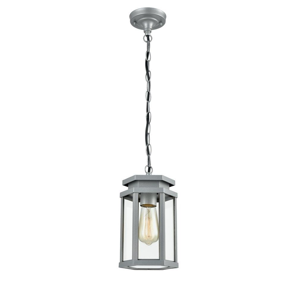 Franklite EXT6624 Alfresco Outside 1 Light Pendant Grey