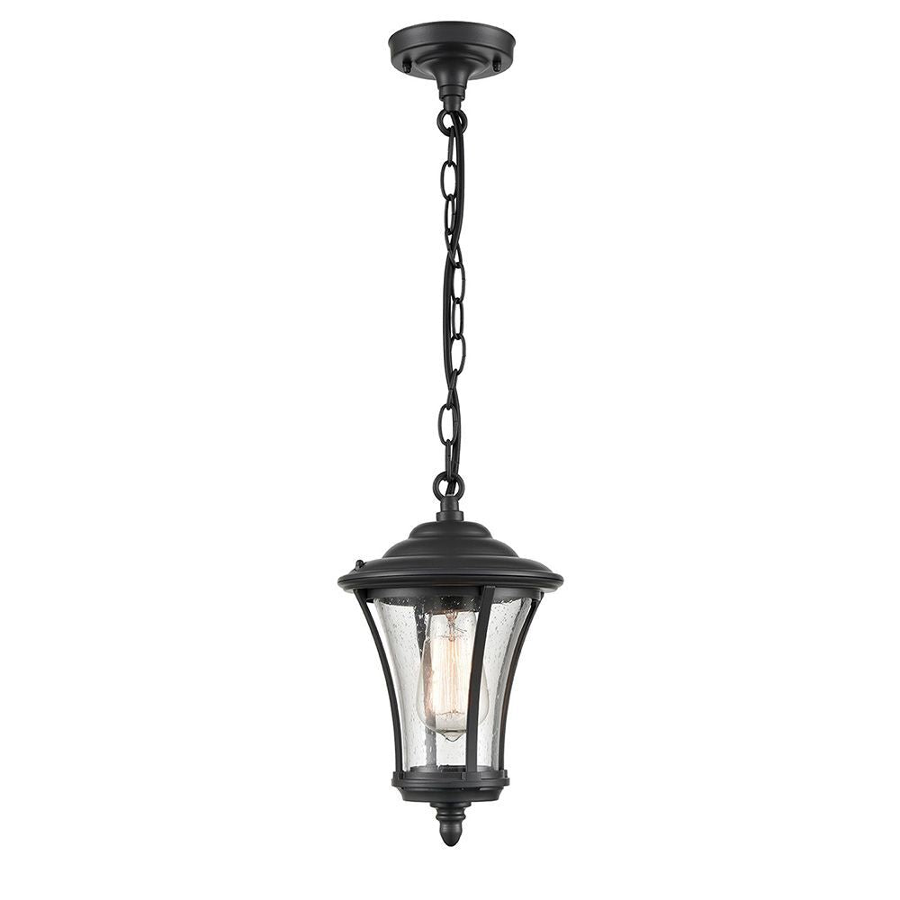 Franklite EXT6645 Alfresco Outdoor Pendant 1 Light Dark Grey