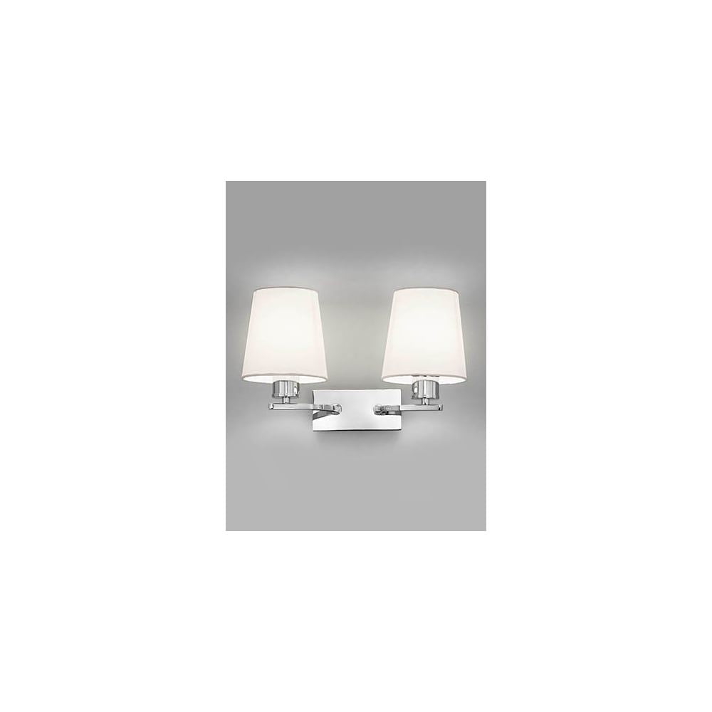 Franklite FL2082/2/1123 Hexx 2 Light Wall Bracket Chrome