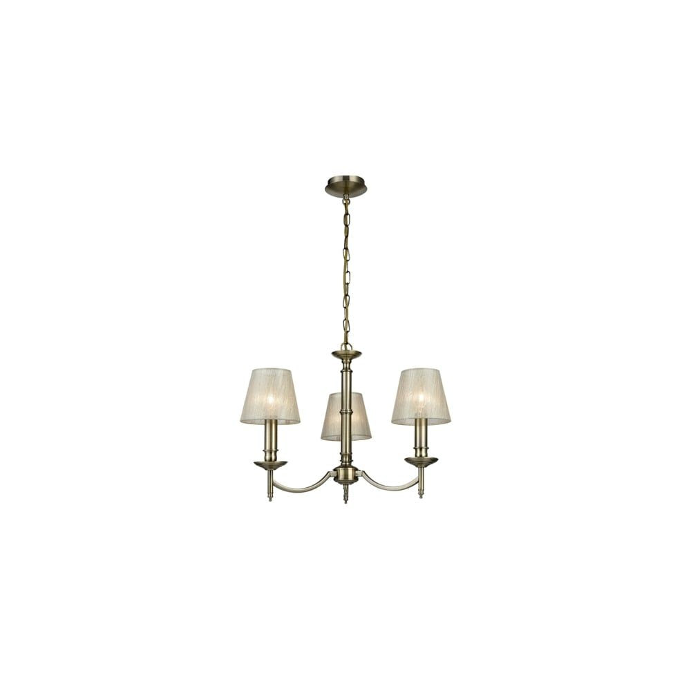 Franklite FL2091/3 Petrushka 3 Light Pendant Bronze