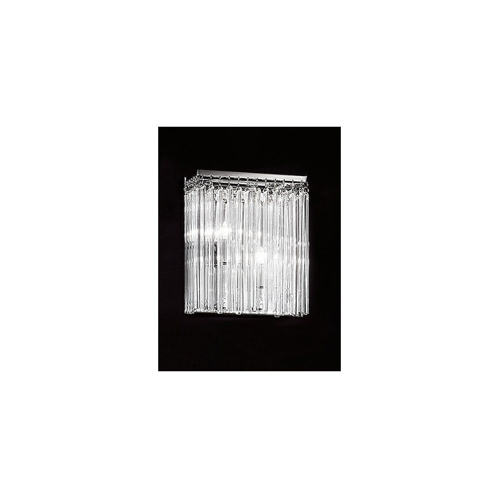 Franklite FL2093/2 Carillon 2 Light Wall Bracket Chrome