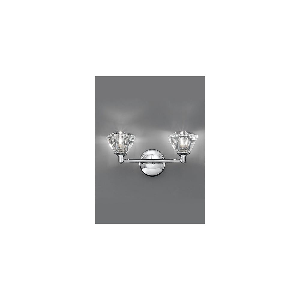Franklite FL2162/2 Twista 2 Light Wall Bracket Chrome