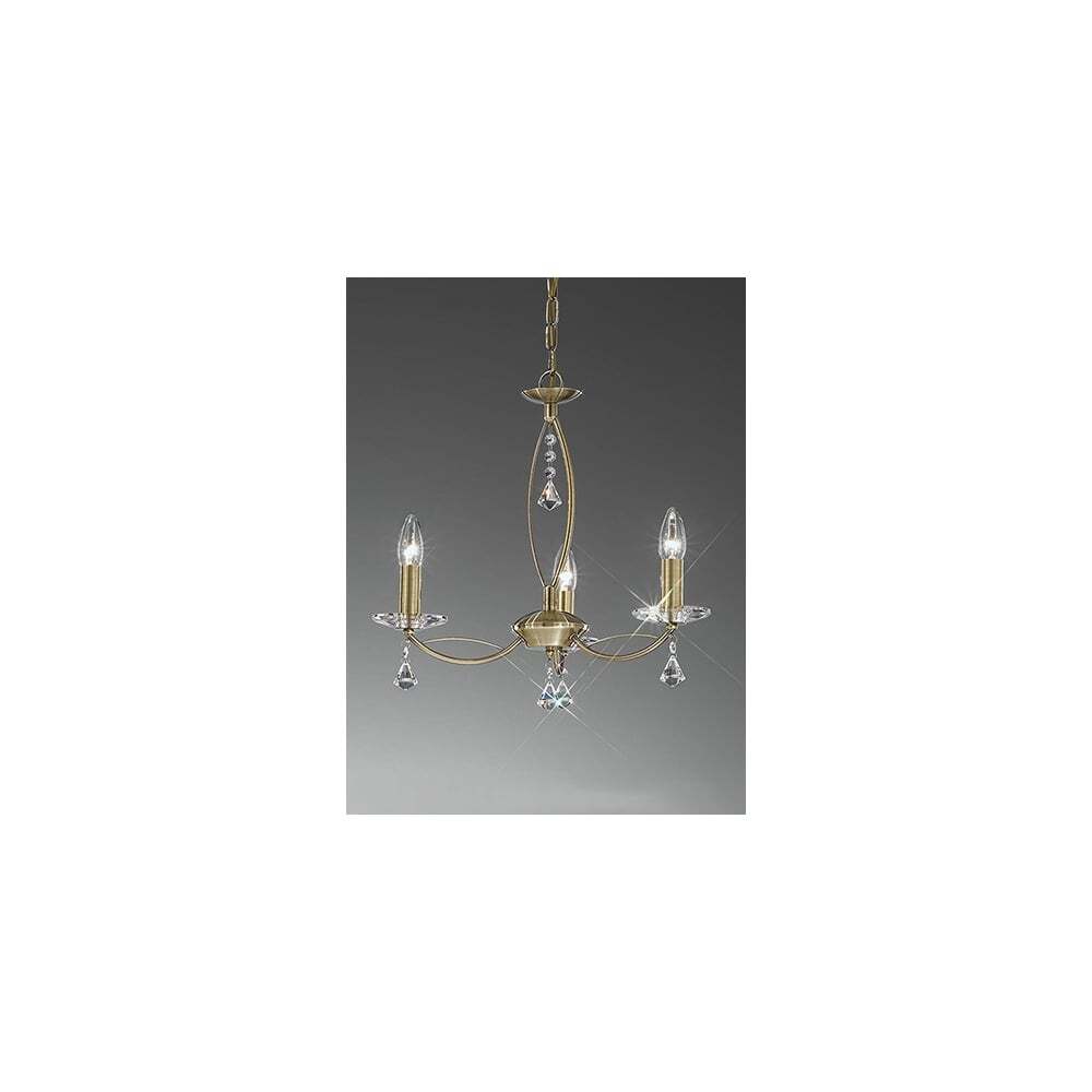 Franklite FL2228/3 Monaco 3 Light Pendant / Flush Conversion Bronze