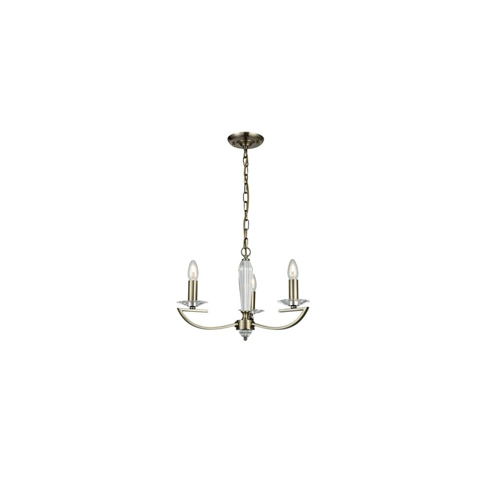 Franklite FL2242/3 Artemis 3 Light Pendant Bronze