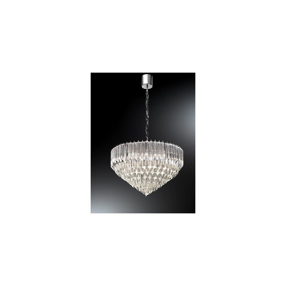 Franklite FL2266/6 Valentina 6 Light Pendant Chrome