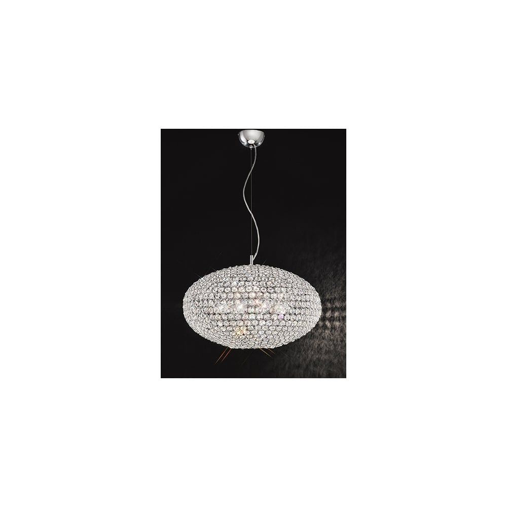 Franklite FL2273/8 Marquesa 8 Light Pendant Chrome