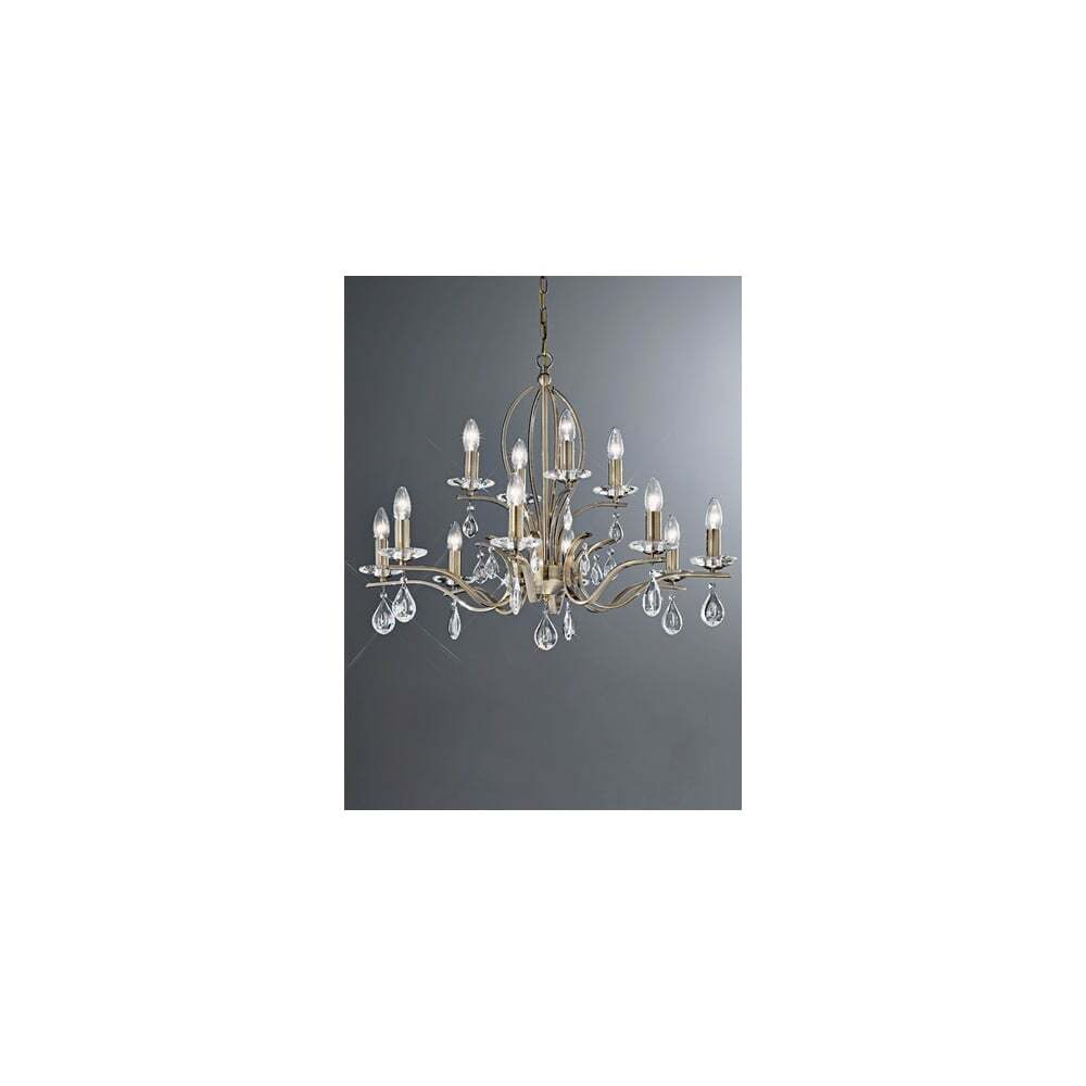 Franklite FL2299/12 Willow 12 Light Pendant Bronze