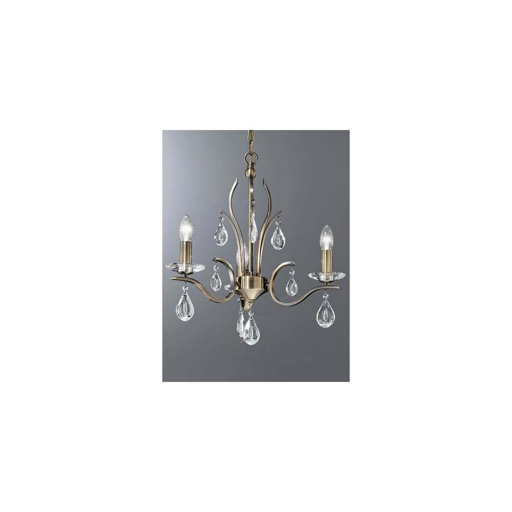 Franklite FL2299/3 Willow 3 Light Pendant Bronze