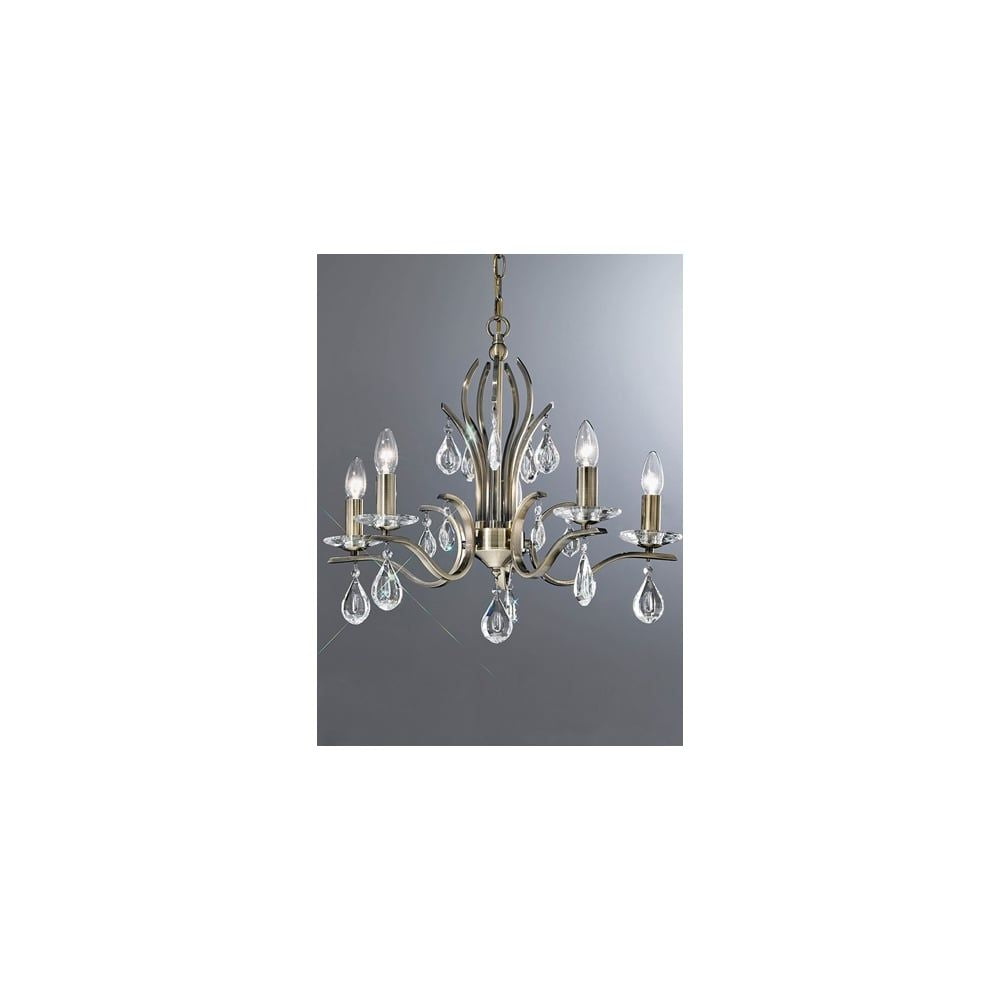 Franklite FL2299/5 Willow 5 Light Pendant Bronze