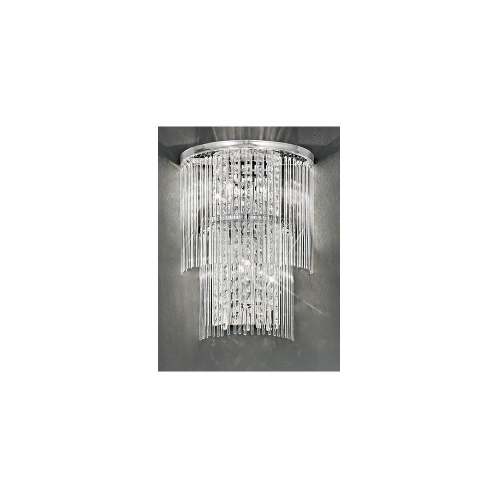 Franklite FL2309/3 Charisma 3 Light Wall Flush Chrome