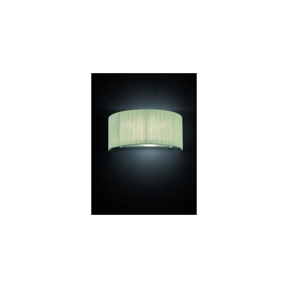 Franklite FL2341/1 Desire 1 Light Wall Uplighter Satin Nickel