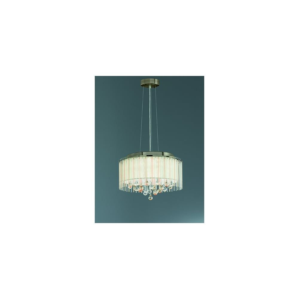 Franklite FL2346/6 Ambience 6 Light Pendant Bronze
