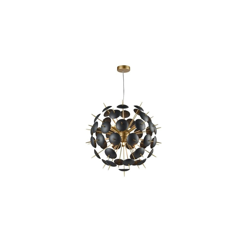 Franklite FL2386-12 12 Light Pendant Black / Gold