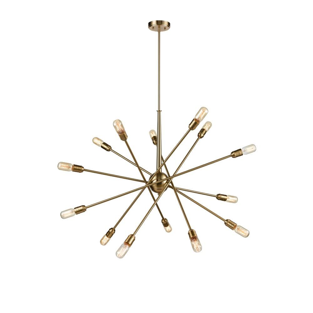Franklite FL2398-14 14 Light Pendant Gold Colour