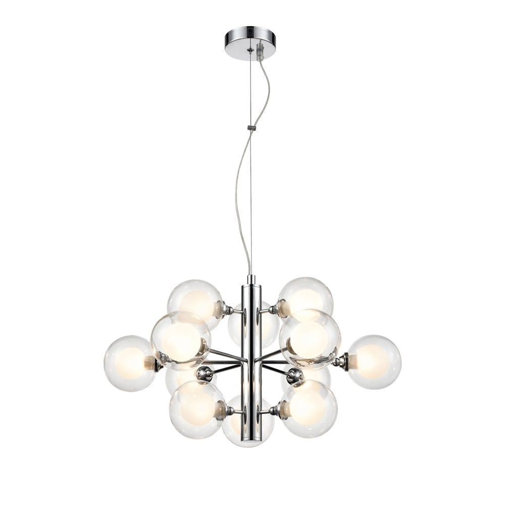 Franklite FL2400-12 12 Light Pendant Chrome