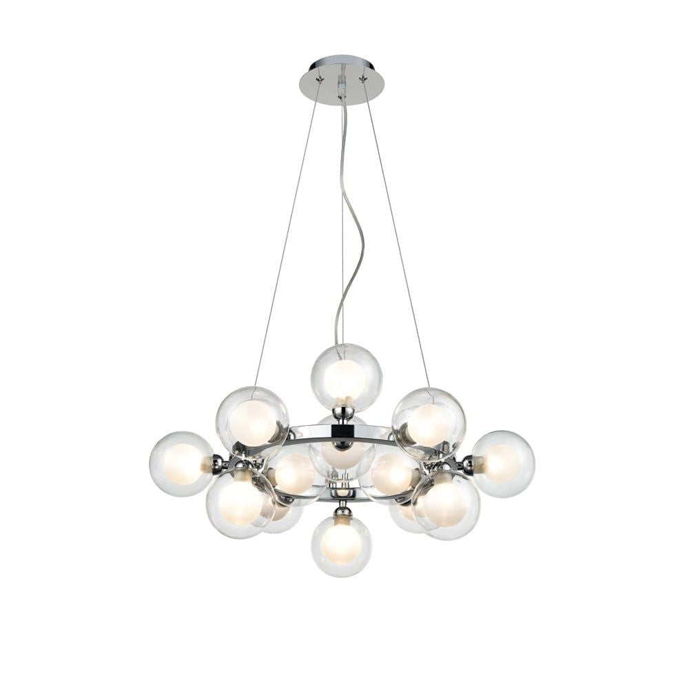 Franklite FL2400-15 15 Light Pendant Chrome