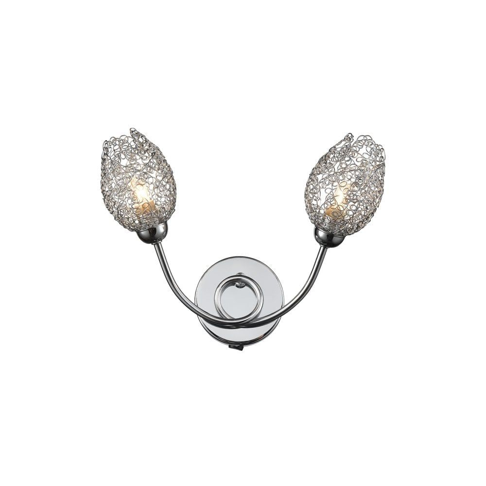 Franklite FL2404-2 2 Light Wall Bracket Chrome