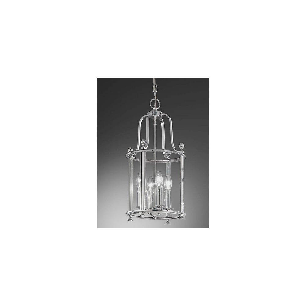 Franklite LA7000/4 Pasillo 4 Light Pendant Chrome