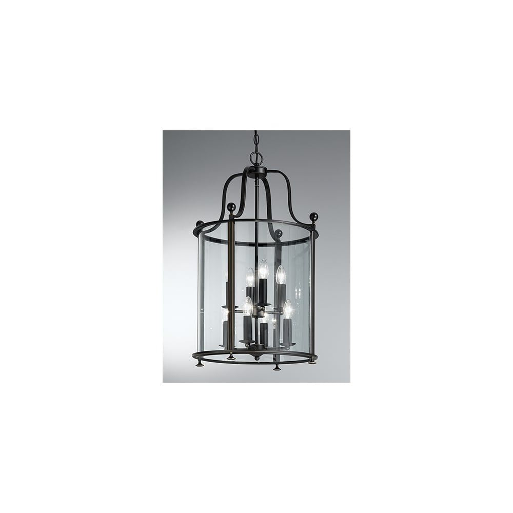 Franklite LA7001/8 Pasillo 8 Light Pendant Antique Bronze