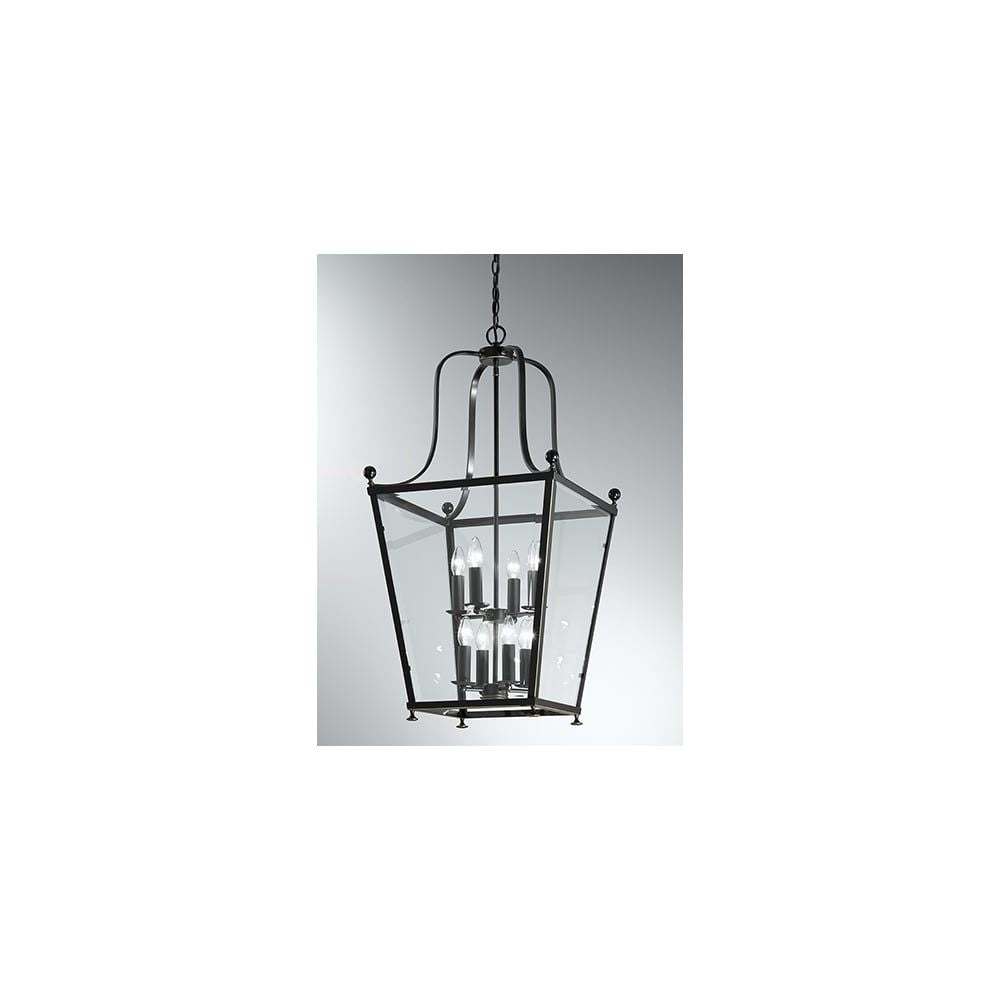 Franklite LA7005/8 Atrio 8 Light Pendant Antique Bronze