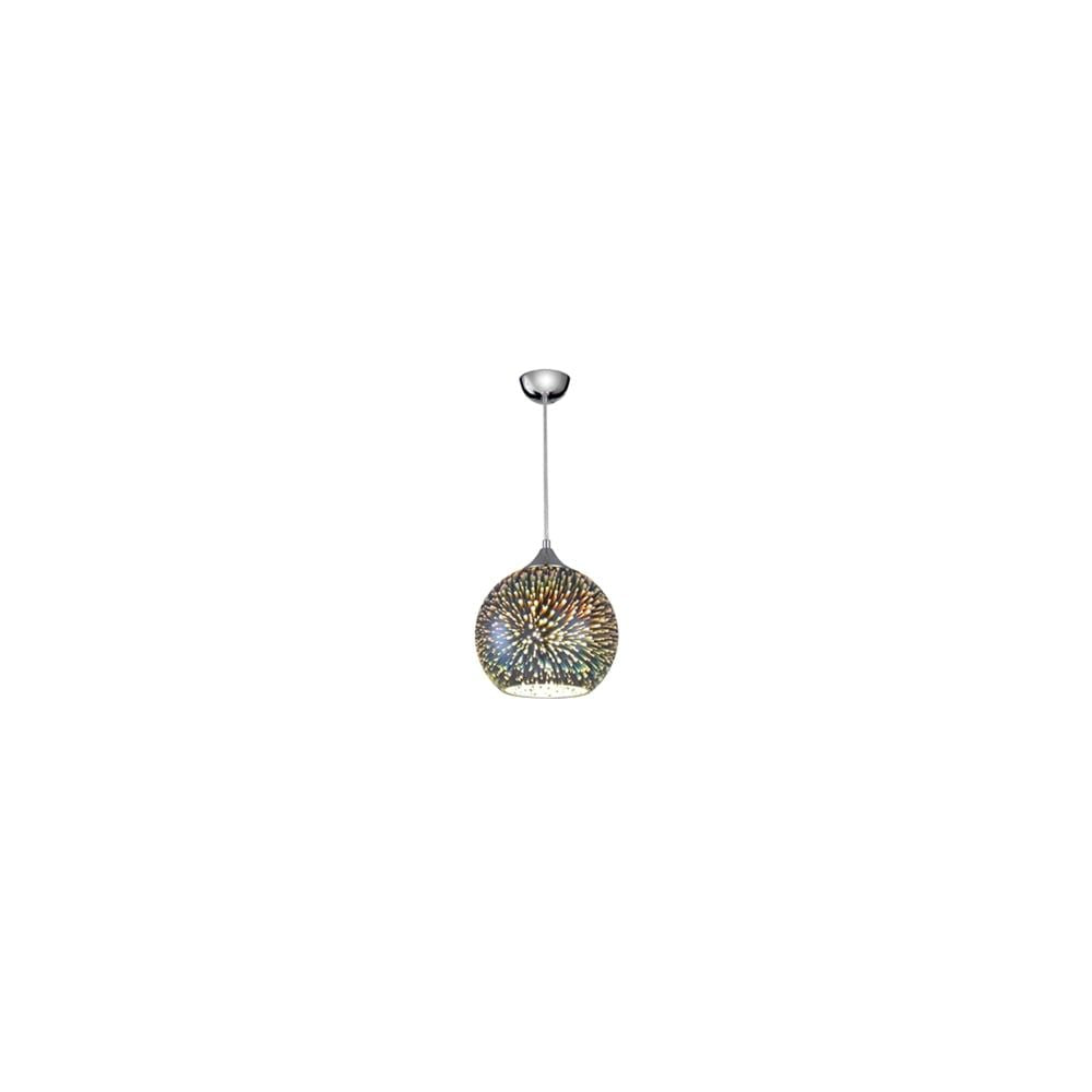 Franklite PCH125 Vision 1 Light Pendant Chrome