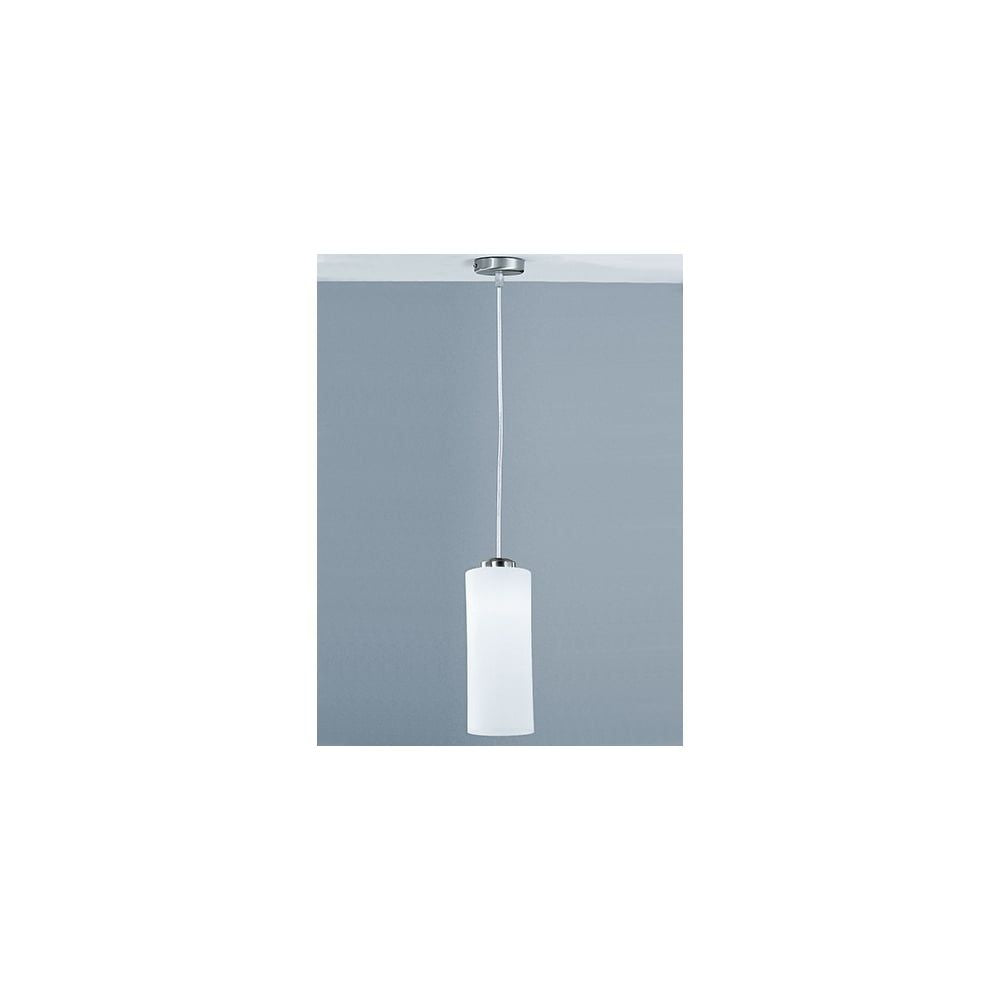 Franklite PCH63/887 Pendeo 1 Light Pendant Satin Nickel