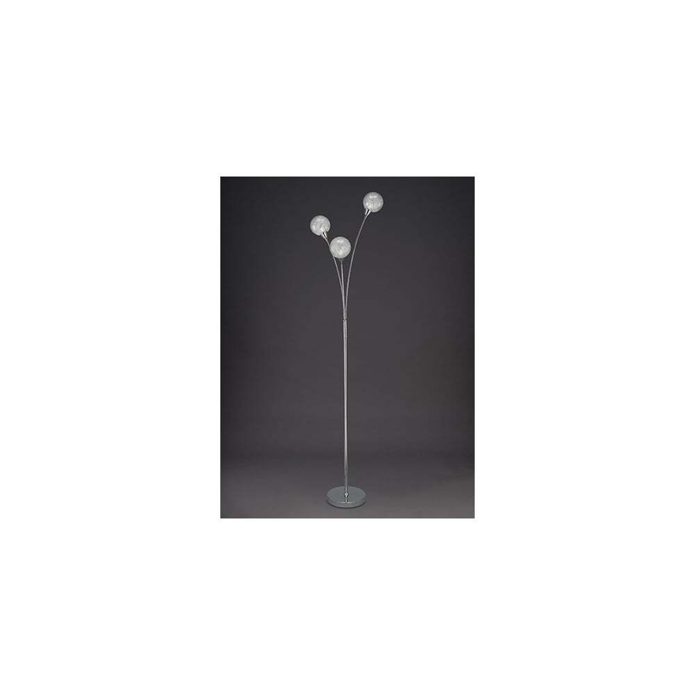 Franklite SL222 Protea 3 Light Floor Lamp Chrome