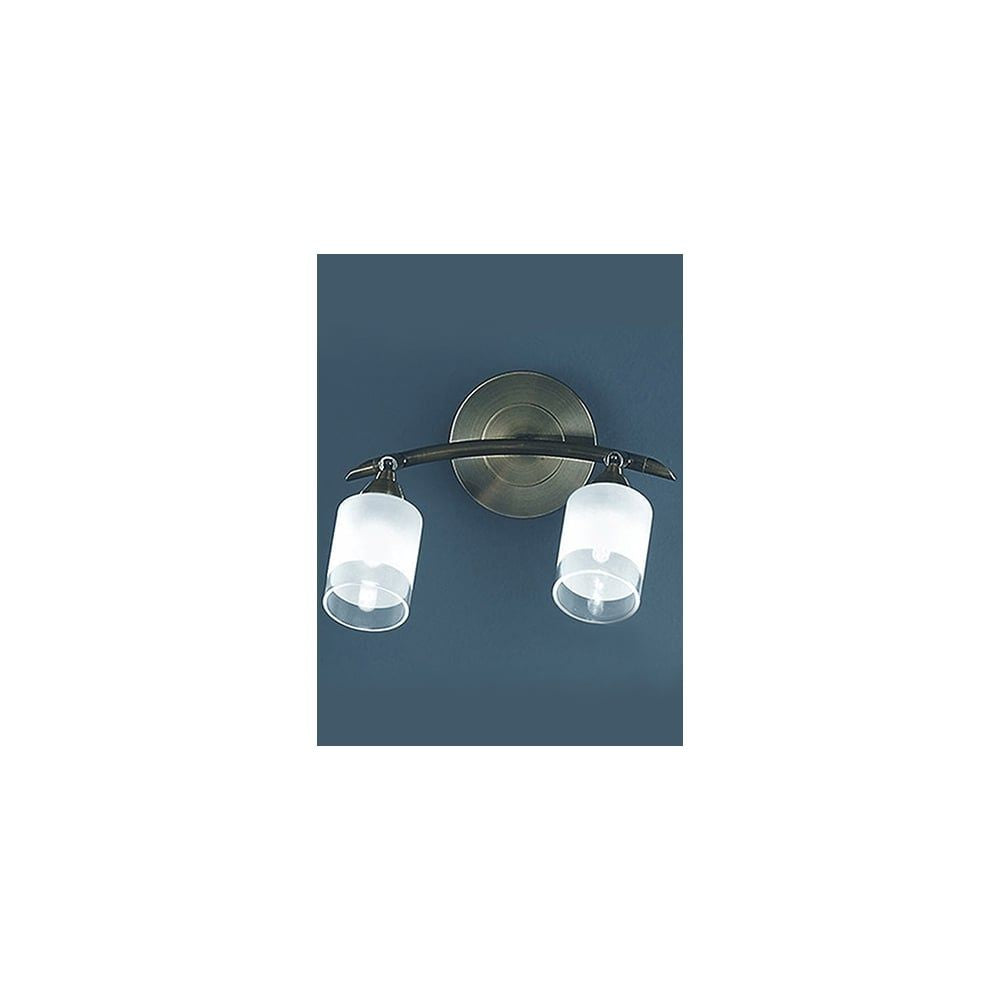Franklite SPOT8772 Campani 2 Light Wall Bracket Bronze