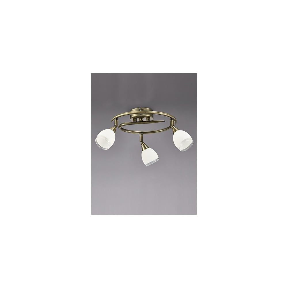 Franklite SPOT8983 Lutina 3 Light Ceiling Flush Bronze