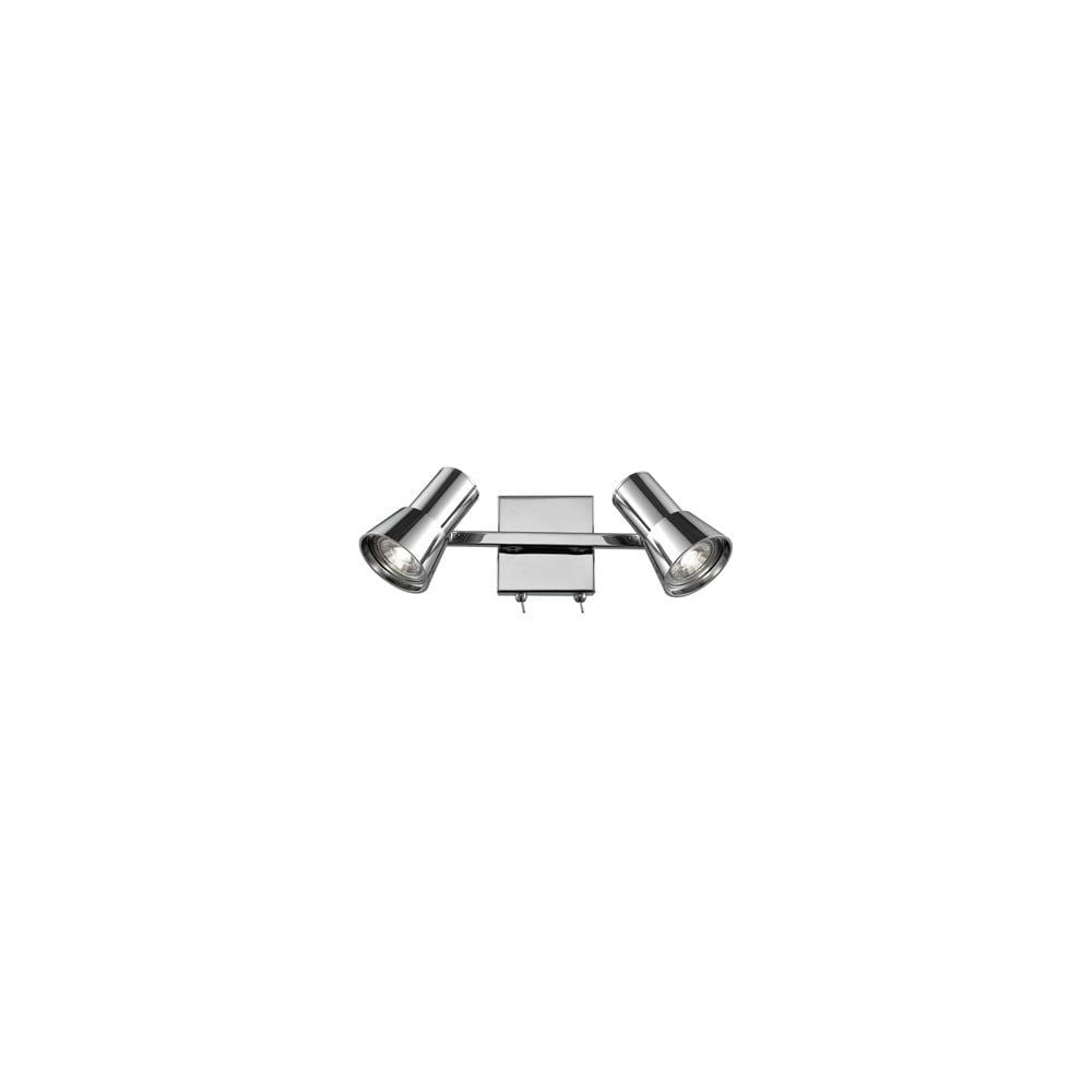 Franklite SPOT9032 Aime 2 Light Wall Bracket Chrome