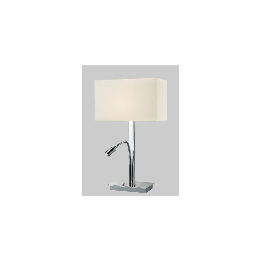 Franklite TL819/9867 2 Light Table Lamp Chrome