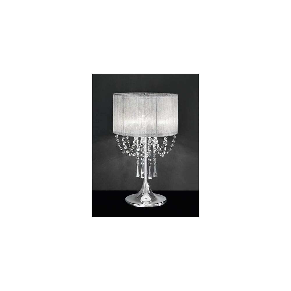 Franklite TL970 Empress 3 Light Table Lamp Chrome