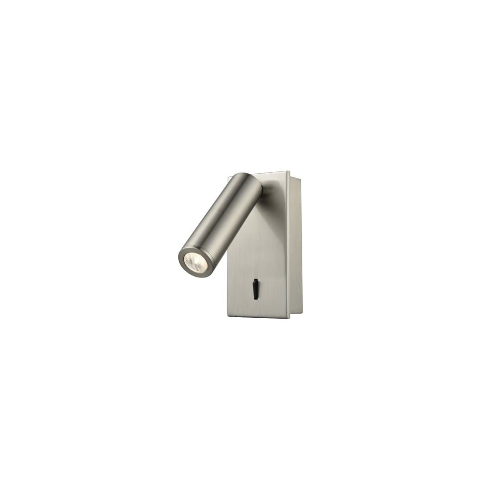 Franklite WB072 1 Light Wall Bracket Satin Nickel