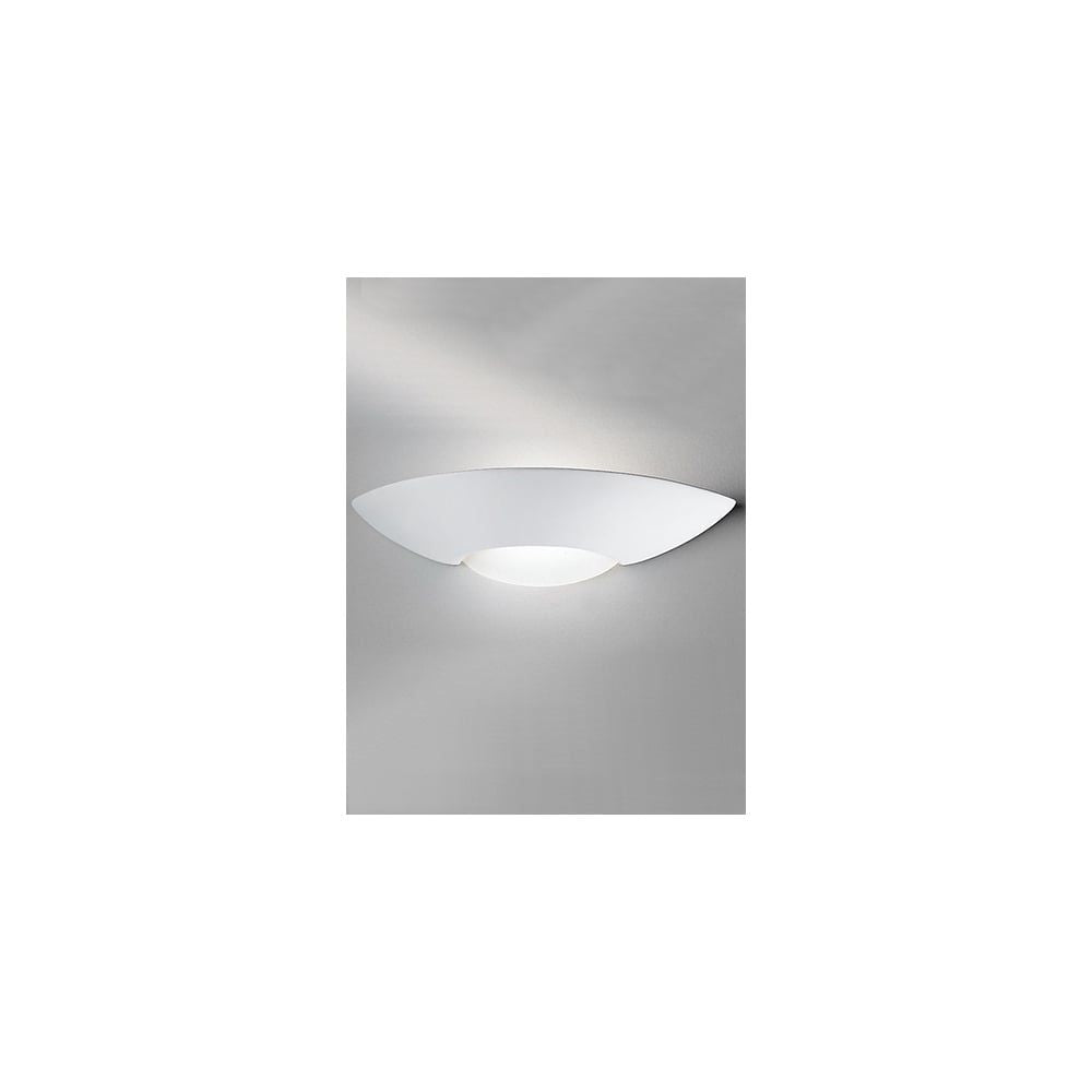 Franklite WB252 Ceramic 1 Light Wall Uplighter Ceramic