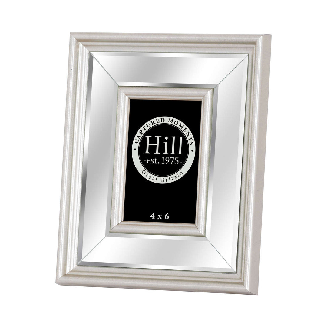 Hill Interiors 19299 Silver Bevelled Mirrored Photo Frame 4X6