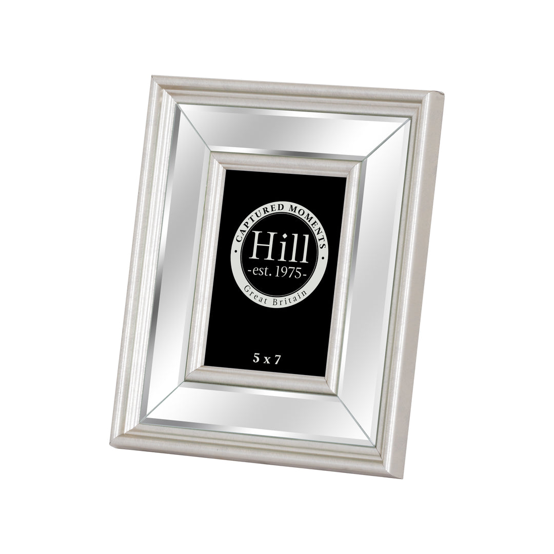 Hill Interiors 19300 Silver Bevelled Mirrored Photo Frame 5X7