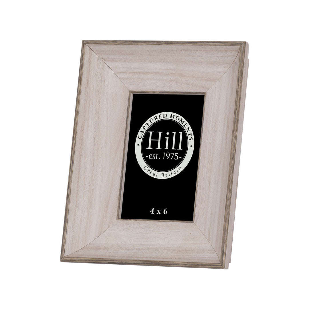Hill Interiors 19308 White Washed Wood Photo Frame 4X6