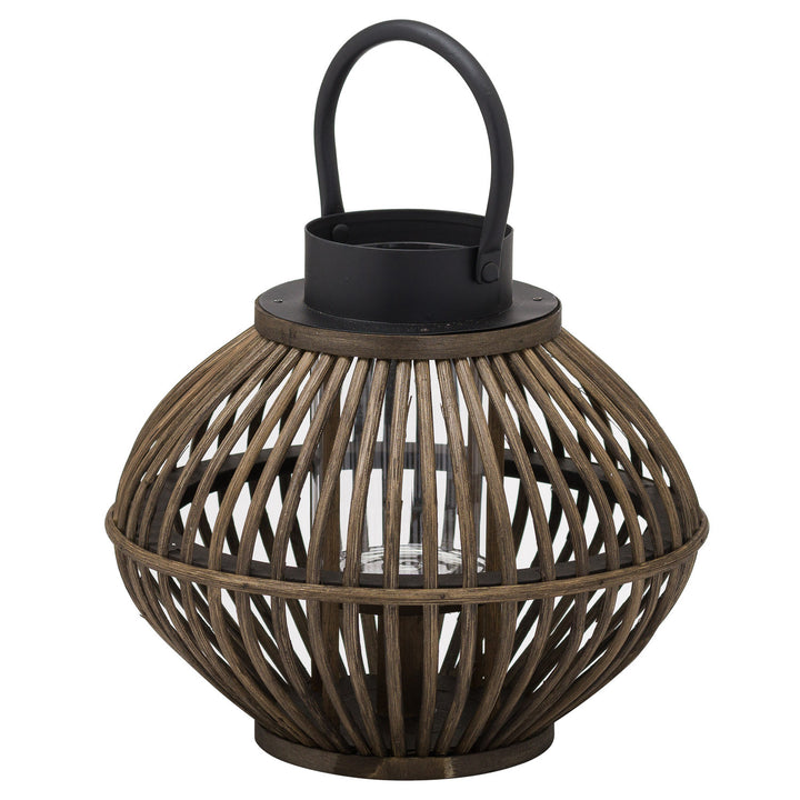 Hill Interiors 21095 Brown Bamboo Style Large Lantern