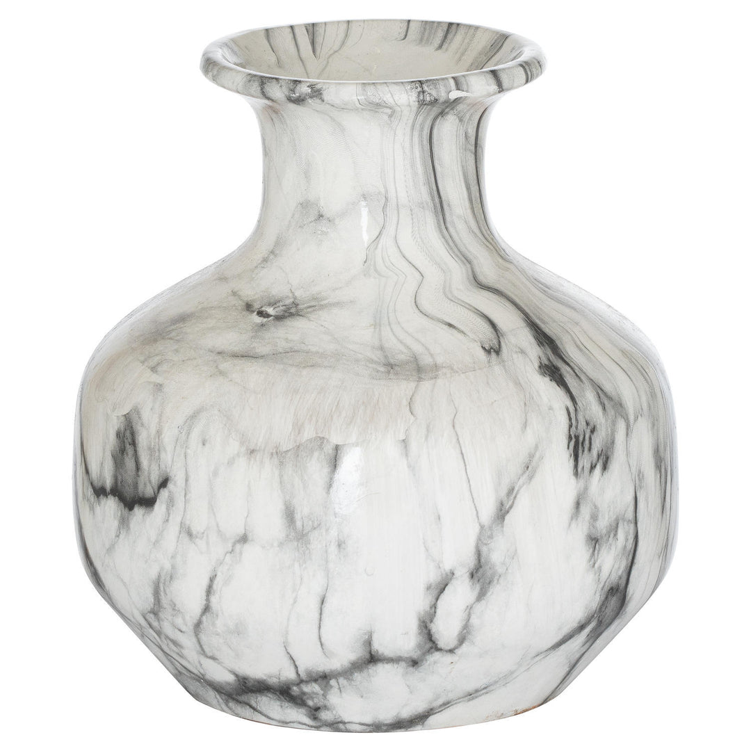 Hill Interiors 21496 Marble Squat Vase
