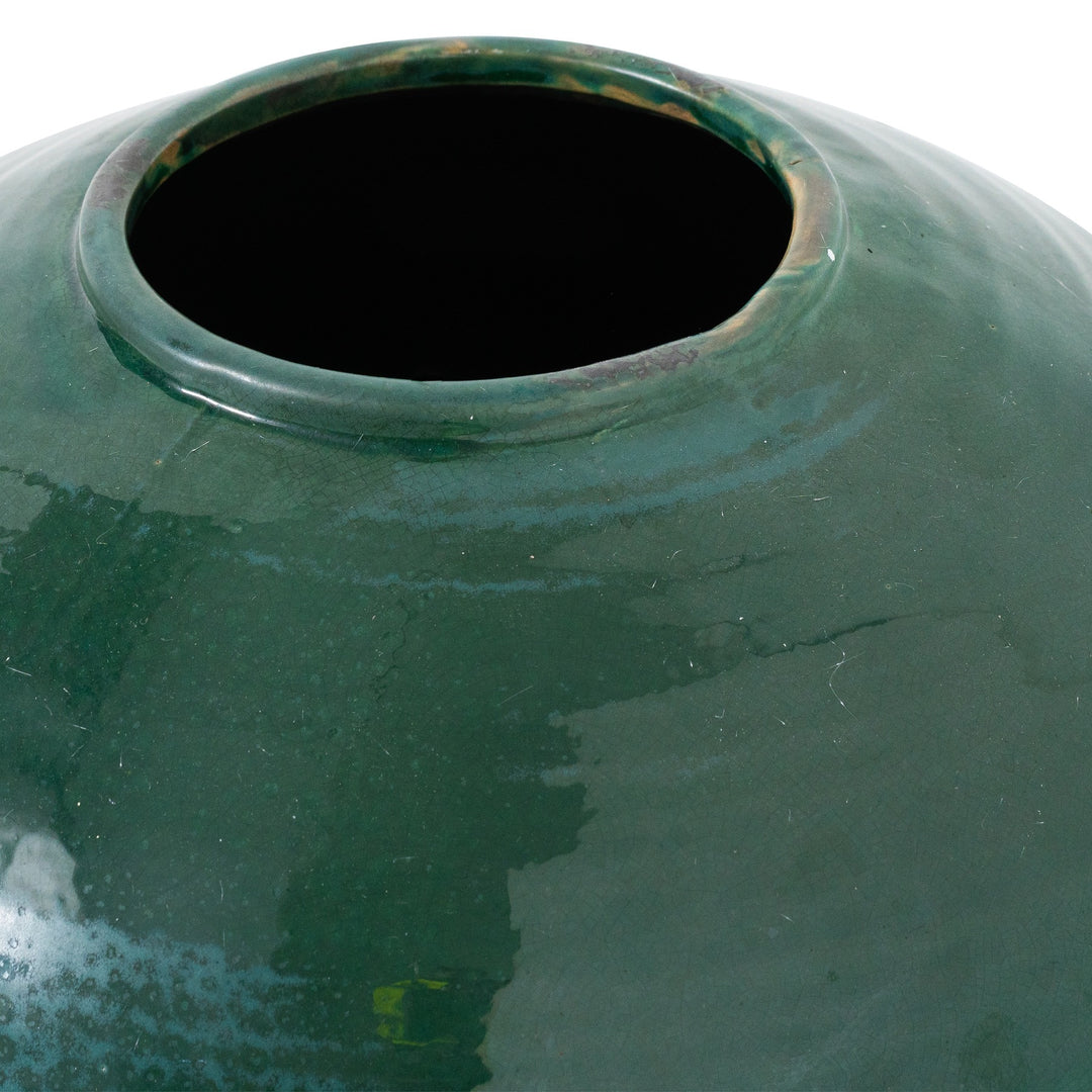 Hill Interiors 21778 Garda Emerald Glazed Regola Vase