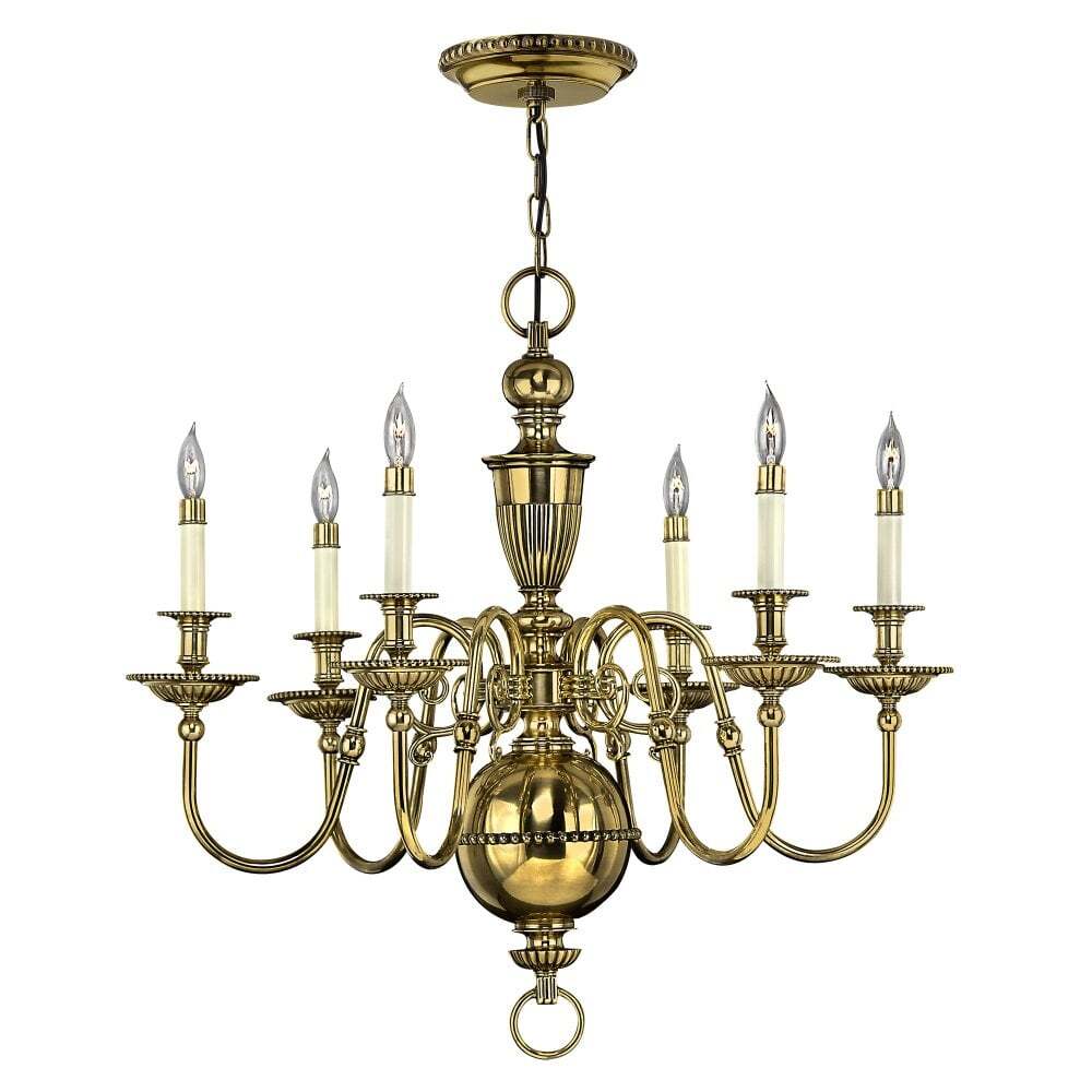 Hinkley HK/CAMBRIDGE6 Cambridge 6 Light Chandelier